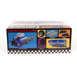 Round 2 AMT 1967 Ford Mustang GT Fastback 1:25 Scale Model Kit, Chrome (AMT1241)