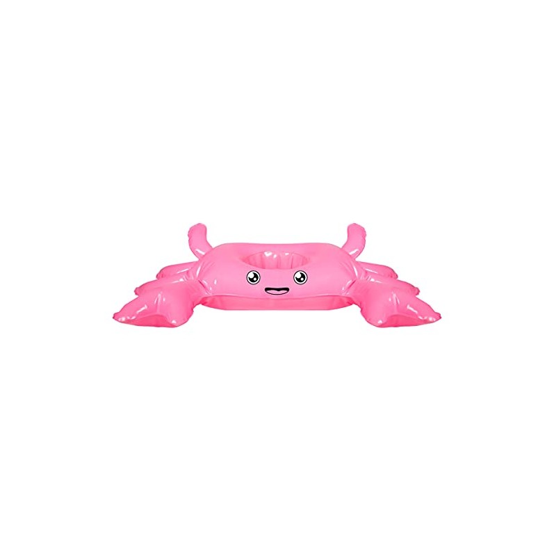 Folat 20288 Inflatable Floating Crab Cup Holder Pink