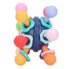 Baby Sensory Teething Toy Grasping Activities Bright Colors Silicone Soothes