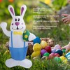 Inflatable Bunny Yard Decoration 6.2ft with LED Lighting Cute Easy