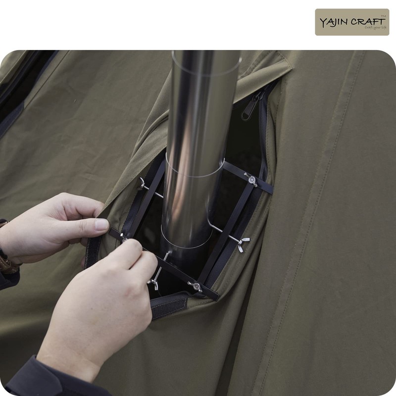 YAJIN CRAFT Stove Guard, Chimney Mouth Guard, Tent Protector, For