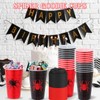 Teenyyou 48 Pcs Spider Cups Spider Party Supplies 16oz Thick