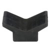 Attwood 11202-1 Boat Trailer Rubber Bow Stop V-Block, Black, 4-Inch