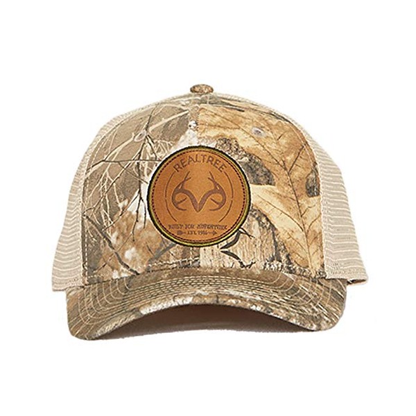 Realtree Classic Heathered Stretch Lightweight Breathable Hat (Edge Camo Strut Trucker)
