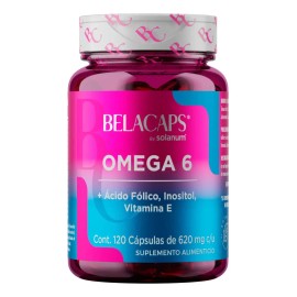 Solanum Belacaps Omega6+acido Folico Inositol Ve 120caps Sabor Sin Sabor