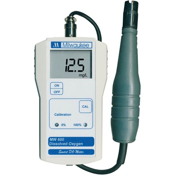 Milwaukee MW600 LED Economy Portable Dissolved Oxygen Meter with 2