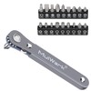 MULWARK 20pc 1/4 Ultra Low Profile Mini Ratchet Wrench Close