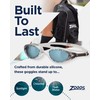 Zoggs Panorama Swim Goggles with Tinted Lenses (Blue/Tint Blue) Anti-Fog,