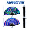 2 Pcs Clacking Fans for Line Dancing, Clapping Hand Fans