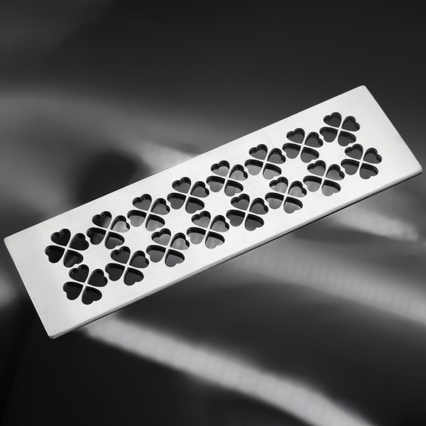 OKQX Shower Niche Shelf - 304 Stainless Steel Brushed Silver