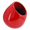 Arcadia Garden Products WP26 Small Round Wall Planter 3-Pack-Red