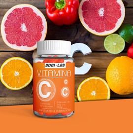 BDM LAB | Duo pack Vitamina C | Antioxidante | 60 Cápsulas c/u | Suplemento alimenticio