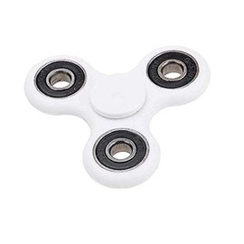 Fidget Tri Spinner EDC Toy Adult Child White - Stress And Anxiety Relief For Children And Adults