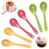 YIHAOH Pack of 24 egg spoons, colourful yoghurt spoons, small
