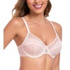 Lemorosy Women's Minimiser Bra with Underwire, Full Cups, Large Sizes,