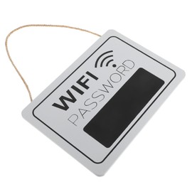 TEHAUX Password Sign for Guests Wooden Plaque for Hotels Guest Rooms Stylish Bedroom Decor Reliable Wall Sign for Home Use