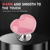 Dogary Car One-Bouch Start Button, Heart-Shaped Engine Starer Cover with