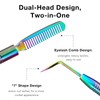 Jaasuee 2-Piece Eyelash Lift Perm Tool Set - Stainless Steel