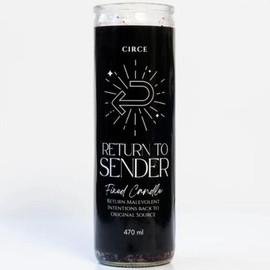 Return to Sender Candle - Break Spells | Banish Hexes candles - Type: Return to sender 470ml candle
