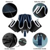 Sykrawki Windproof Inverted Umbrella with 10 Ribs, Automatic Open/Close, Compact,