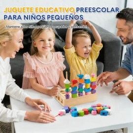 Aprendizaje Montessori Educación Digital Regalos Niños Marró                                                                                          
