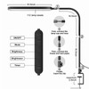SKYLEO Led Desk Lamp - Desk Light for 33.5" Tall