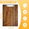 Wood Grain Clipboard, Unique Stump Grain Decorative Clip Board with