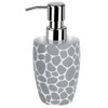Spirella Darwin Pebble Stoneware Soap Dispenser, Grey