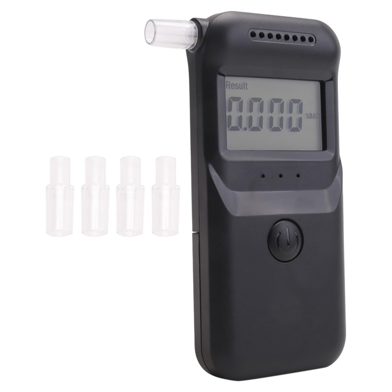 Snblzhef Portable Breathalyzer High Precisions Tester with Voice Prompt Reusable