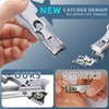 Nail Clippers with Catcher- DRMODE Wide Jaw Opening Nail Clippers