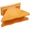 Coffee Filter Paper Holder Countertop Reusable V shaped Wooden Storage