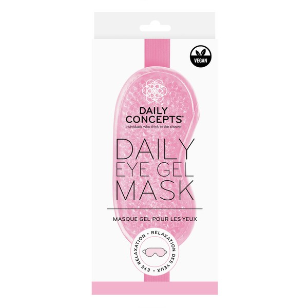 Daily Concepts Daily Relaxing Gel Eye Mask to Calm and Soothe Eyes and Revitalise Skin Around Them with A Velcro Adjustable Strap 132 g
