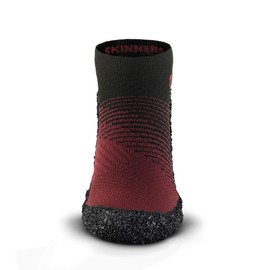 Skinners 2.0 | Unisex Minimalist Barefoot Shoes for Men and Women | Minimalist Barefoot Socks/Shoes for Men and Women, Crimson, Large Weit