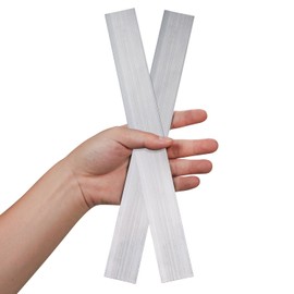 2 Pieces Square Aluminum Bar, 0.16" Thickness X 1.38" Width X 12" Length Square 6061 Aluminum Flat Plate, 4 x 35 x 305mm T6511 Solid New Mill Stock