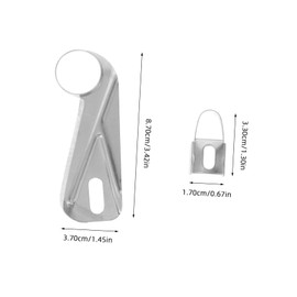 BIUDECO 3pcs Peeling Machine Accessories Blade Electric Potato Peeler Apple Accessories French Fry Cutter for Potatoes Storage Peeler Apple Peelers Electric Peeler Stainless Steel Silver