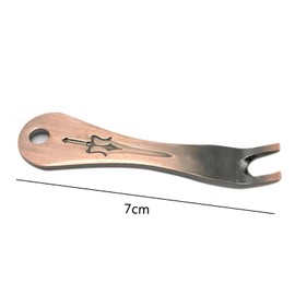 Zittop Acoustic Guitar Bridge Pins Puller Peg Remover - Strings Change - Multifunction Guitar Peg Puller Bridge Pin Remover Extractor Removal Metal Handy Tool Kit Accessories (Bronze)