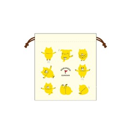 Toshin Pack Noraneko-Gunn Drawstring Bag NG-KI004