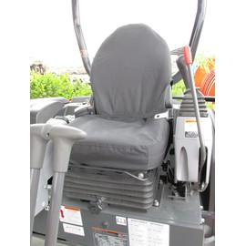 Durafit Seat Covers, Gray Waterproof Seat Covers for Kubota KX080 Excavator KX033,U35,KX040 in Waterproof Endura