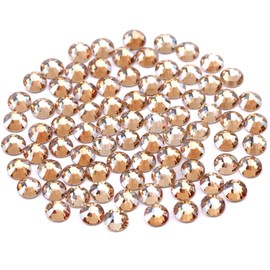 YHMQ DU 2880 pieces rhinestones, nail crystals + rhinestones for nails, crystal gold shadow + SS10 (2.6 + 2.8 mm)