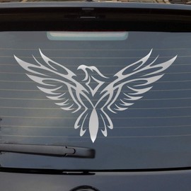 Hellweg Druckerei Eagle Tribal Eagle Tattoo Bird Fun Car Sticker Rear Window Sticker