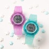 Armitron Sport Women's 45/7086TPR Digital Chronograph Translucent Purple Resin Strap