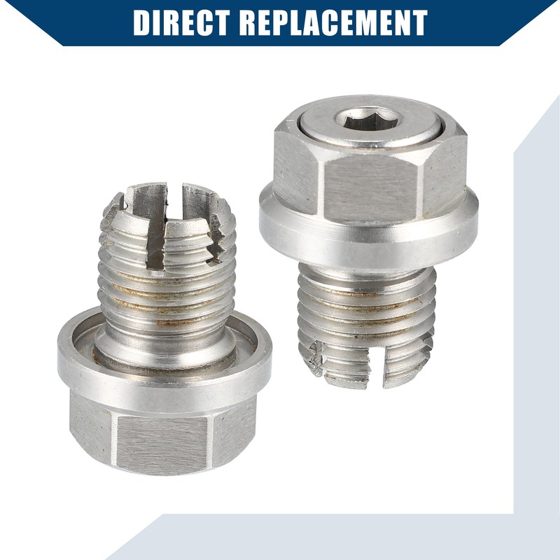 Hihaha M14.1-1.5 x 15mm Car Oversize Piggyback Oil Drain Plug