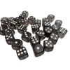20 X 12MM TRANSLUCENT DICE (Black)
