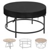Hohong Table Top Cover Waterproof 150×15 cm, 420D Round Outdoor