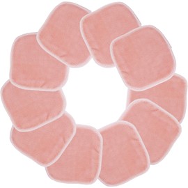 Polyte - Toalla facial desmaquillante de microfibra - Hipoalergénica y sin elementos químicos - Premium - Rosa (13 x 13 cm) Pack de 10