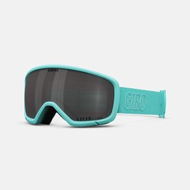 Giro Millie Asian Fit Ski Goggles - Snowboard Goggles for Women & Youth - Glaze Blue Mica Strap with Vivid Smoke Lens