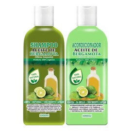 Shampoo Y Acondicionador De Bergamota 1000 Ml C/u Envió Gratis