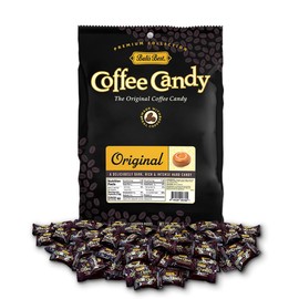 Bali's Best Coffee Candy, 2.2 Pound Bag, Individually Wrapped Hard Candy, Made with Real Sumatran Coffee, Halal