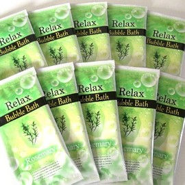 Relax Bubble Bath Rosemary Pack of 10
