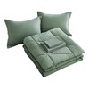 Chezmoi Collection Jasper Sage Green Oversized King Bed in a